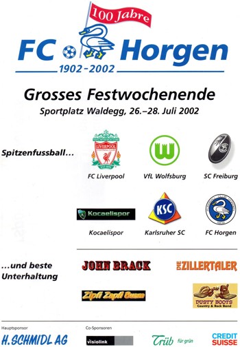Match programme